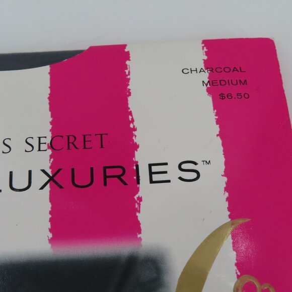 Victorias Secret Medium Charcoal Lasting Luxuries Control Top Pantyhose Sheer - Picture 4 of 12